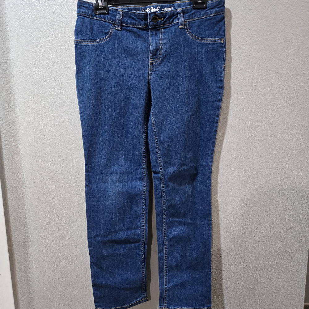 Cat & Jack Girls Plus Blue Jeans